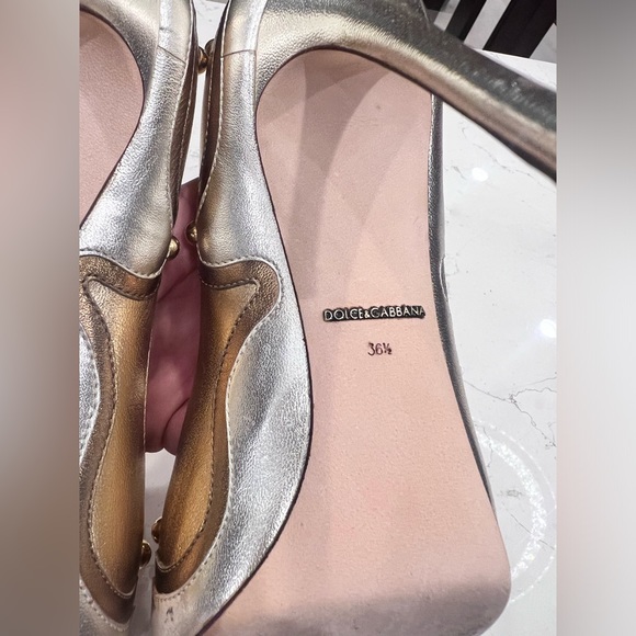 Dolce & Gabbana colorblock pattern D’Orsay pumps 100mm, size 36.5 - Picture 8 of 17